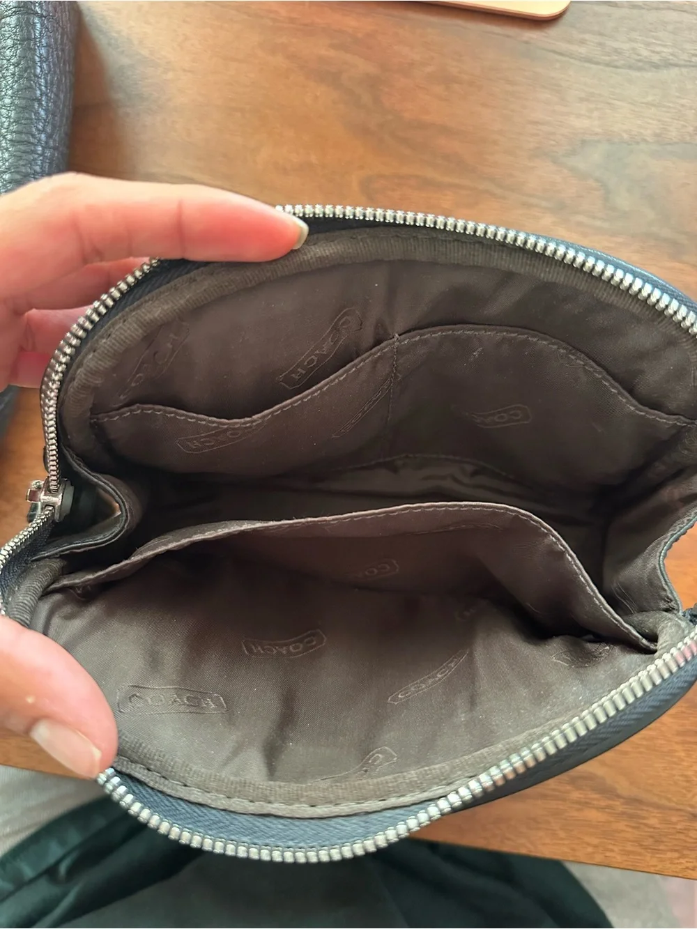 Vintage Coach Cosmetic Pouch